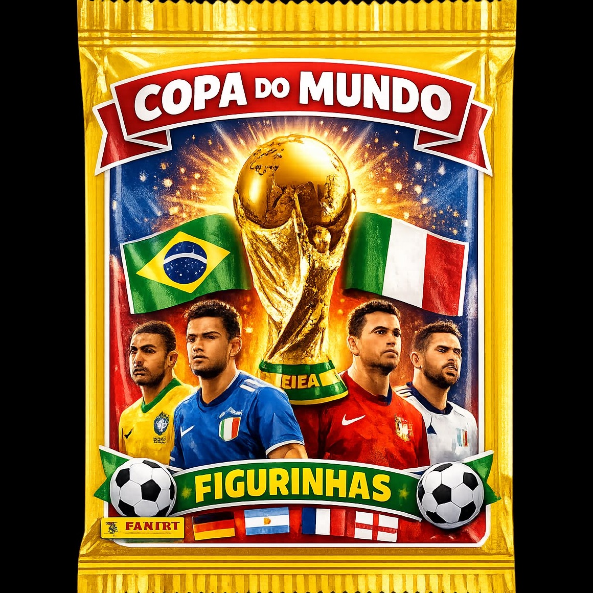 Pacote de figurinha com 7un.