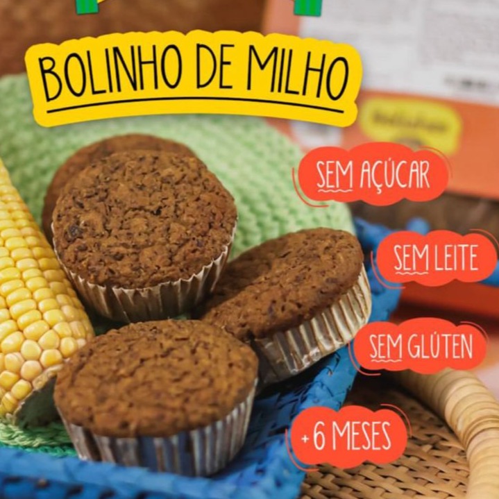 BOLO DE MILHO - SEM AÇUCAR 