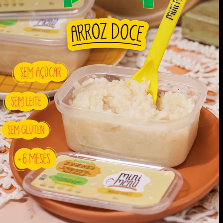 ARROZ DOCE PARA BEBÊS - SEM AÇUCAR 