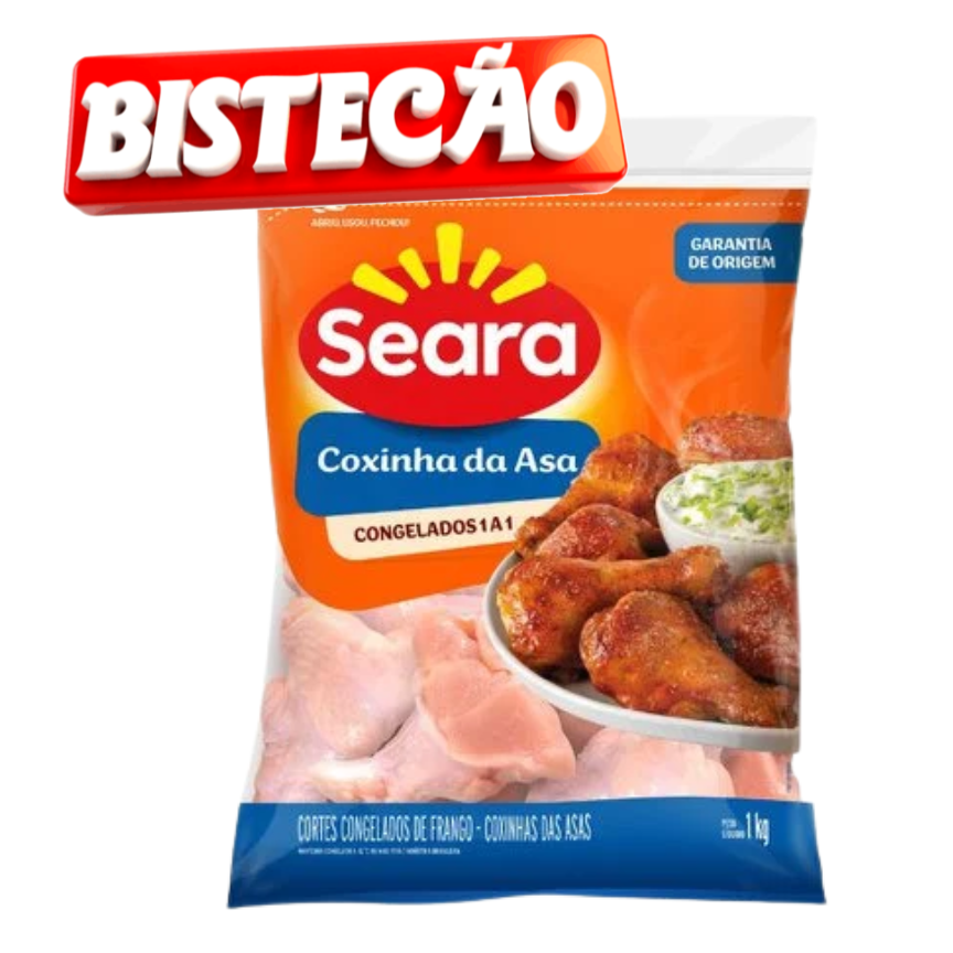  1kg COXINHA DA ASA SEARA PACOTE 