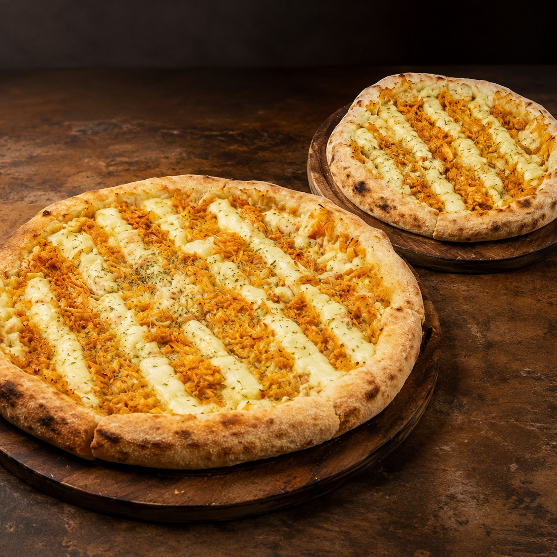 COMBO DUPLO: Pizza Grande + Pizza Broto de GRAÇA!