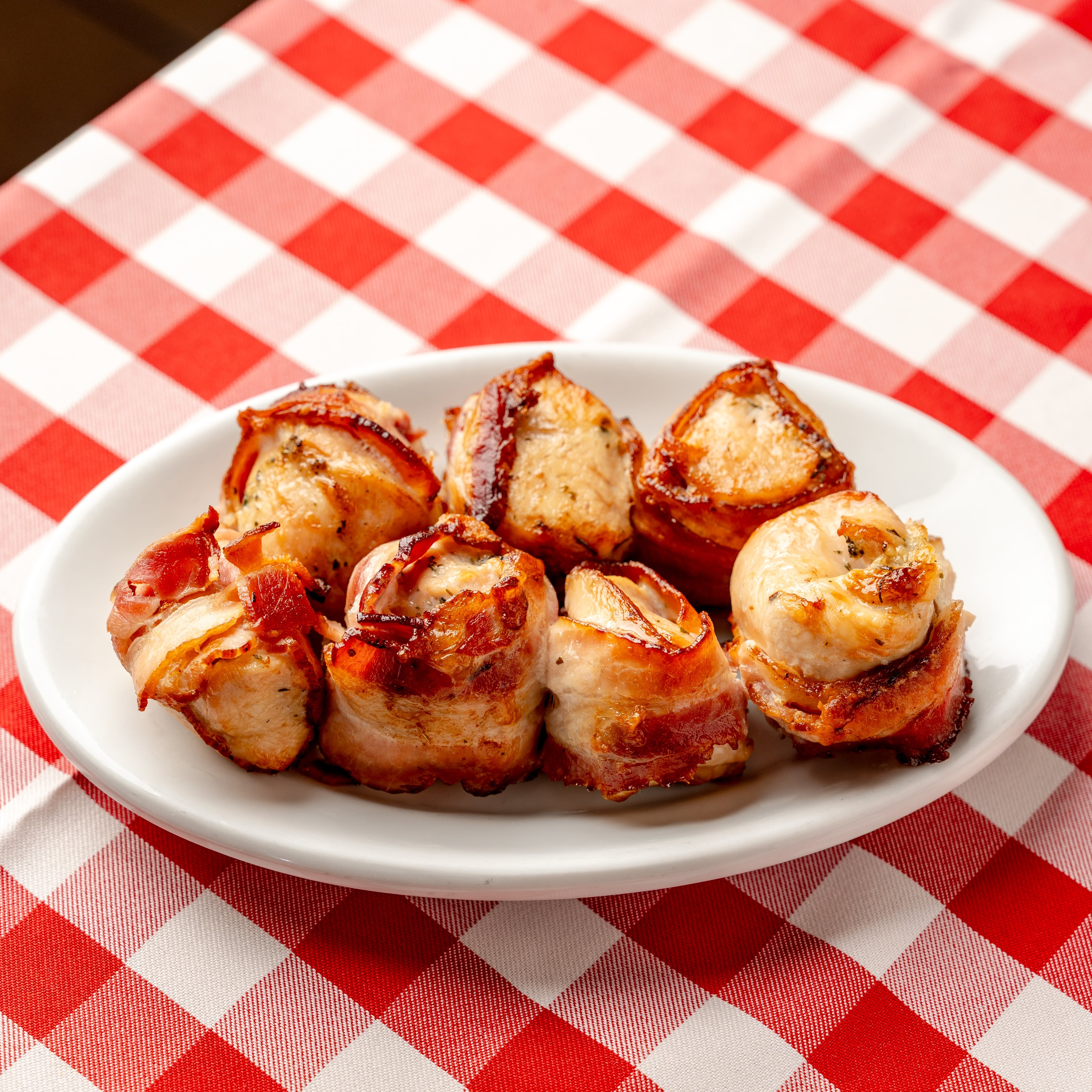 Medalhão de de frango com bacon (6 un)