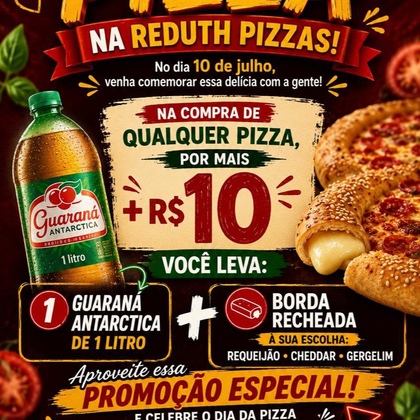 PROMOÇÃO DIA DA PIZZA!