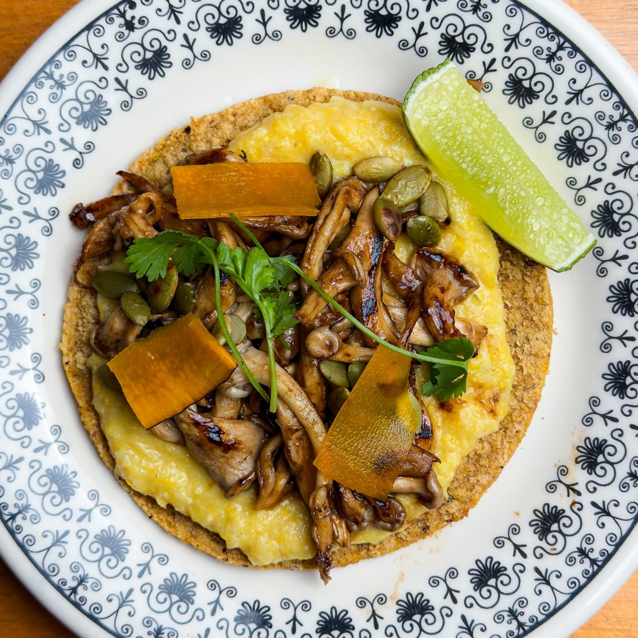 Taco cogumelo