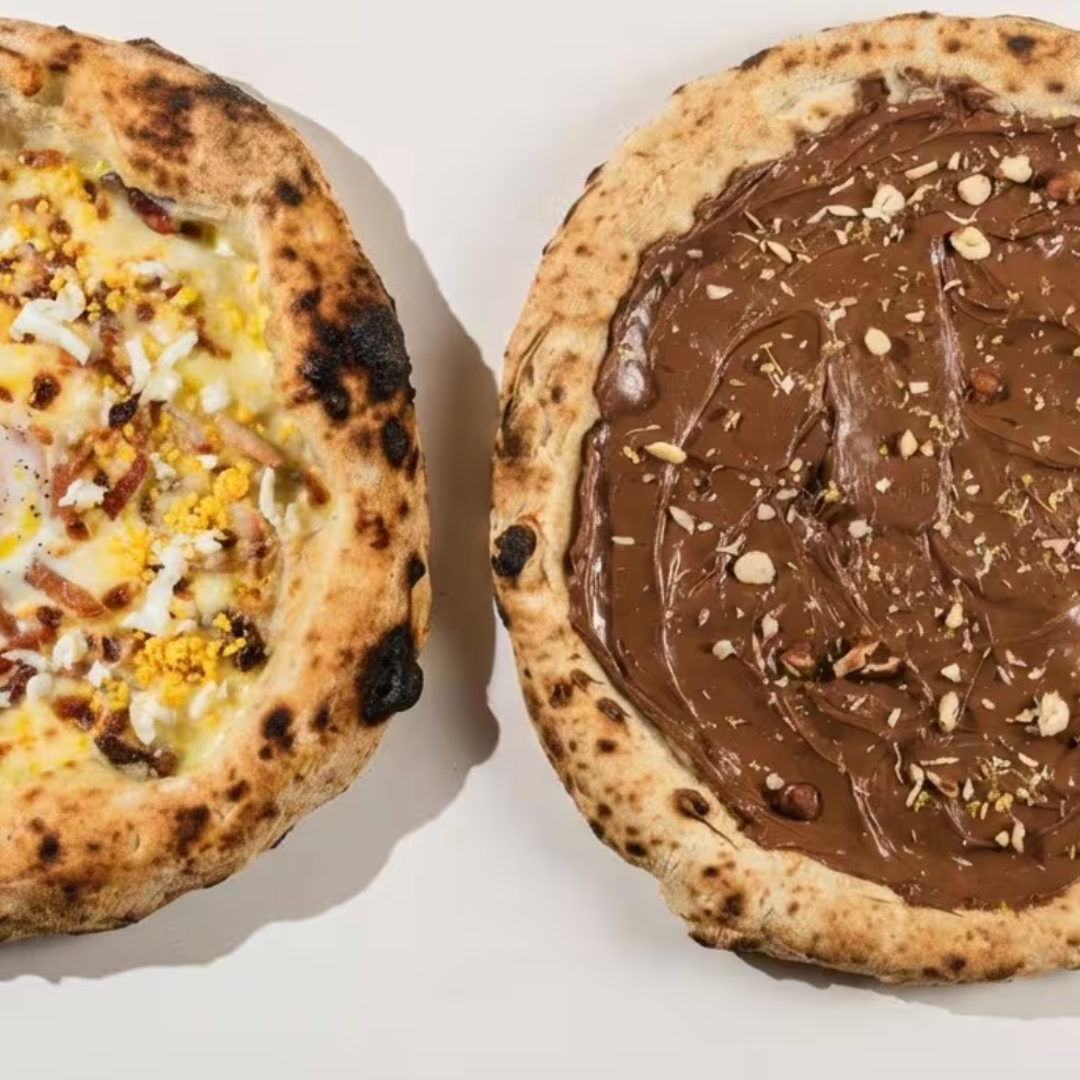Pizza Nutella com 50% off