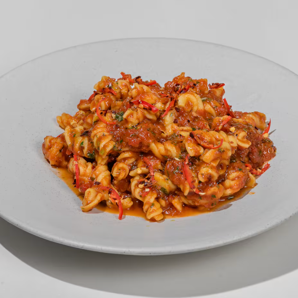 Fusilli All' Arrabbiata (Vegetariano)