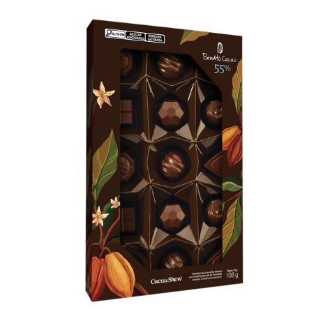 Caixa de Bombons Mini Show Bendito Cacao 108g