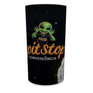 MEU COPO ECO 500ml - ALIEN PITSTOP PRETO