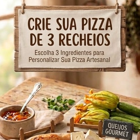 Pizzas 3 recheios 