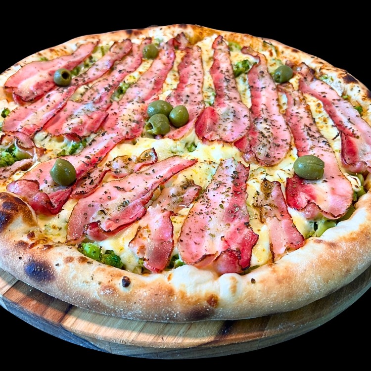 ** Brócolis&Bacon 40cm + Maionese Caseira 200ml + Poty 2l **