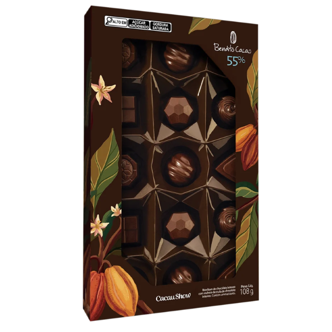 Caixa de Bombons Mini Show Bendito Cacao 108g