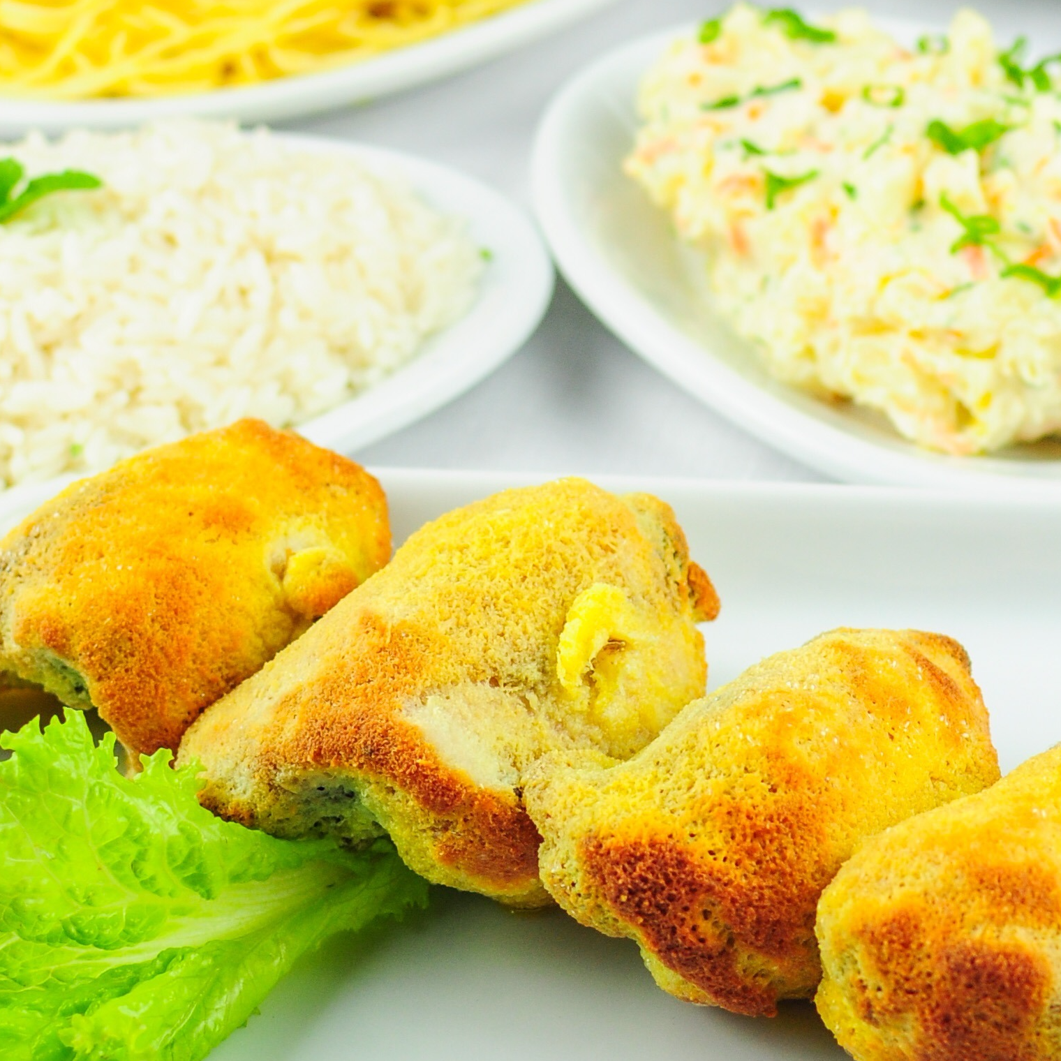 GALETO DE SOBRECOXA AO QUEIJO (1KG)
