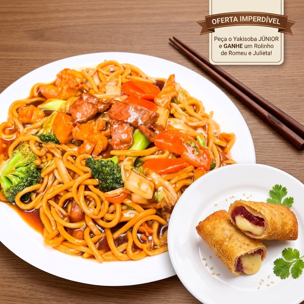 YAKISOBA CLÁSSICO JR + ROLINHO ROMEU E JULIETA
