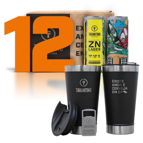 12 Pack | Mix Lata 350ml | 20% OFF + Copo Térmico 500ml