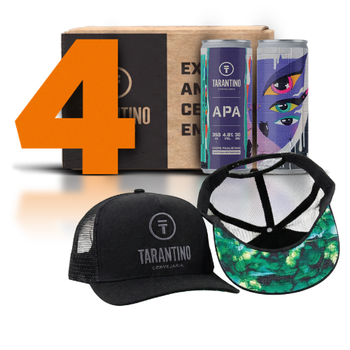 4 Pack | Mix Lata 350ml | 10% OFF + Boné Tarantino