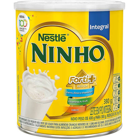LEITE EM PÓ NINHO EM LATA 380G