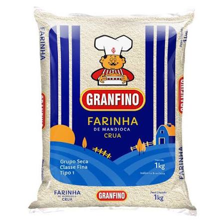FARINHA DE MANDIOCA CRUA 1KG