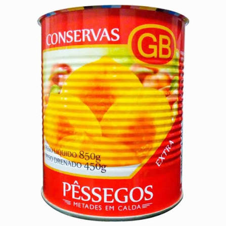 PÊSSEGO EM LATA 450G