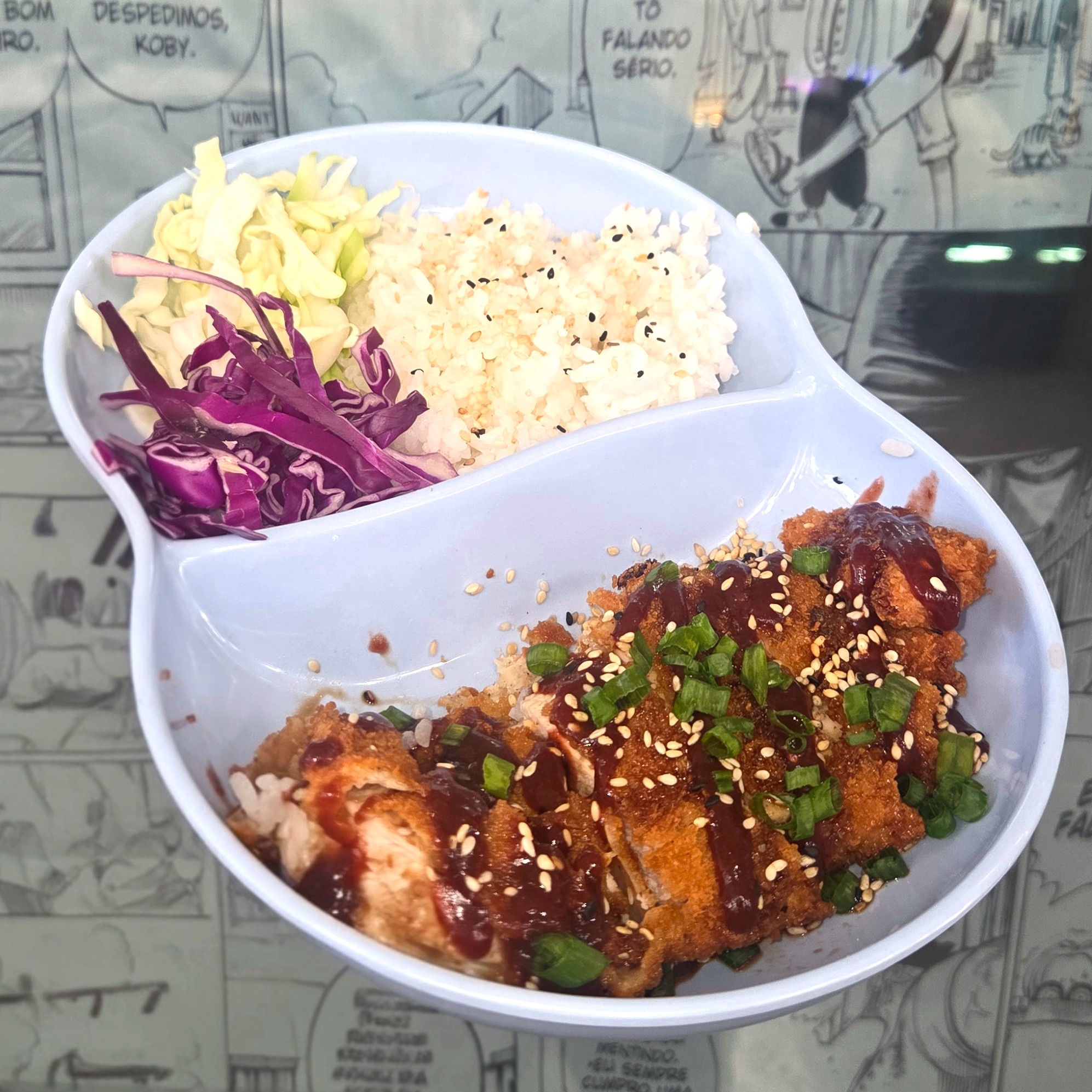 TORIKATSU + GOHAN + SALADA