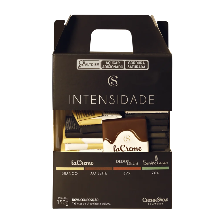 CX TABLETES INTENSIDADE 150g