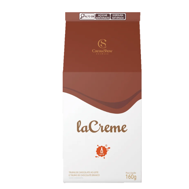 CX TRUFAS LC  AO LEITE E BRANCO 160g