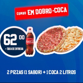 COMBO: 2 Pizzas Grandes + Coca-Cola 2L