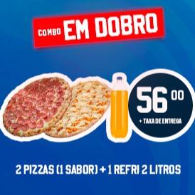 COMBO: 2 Pizzas Grandes + Refri 2L