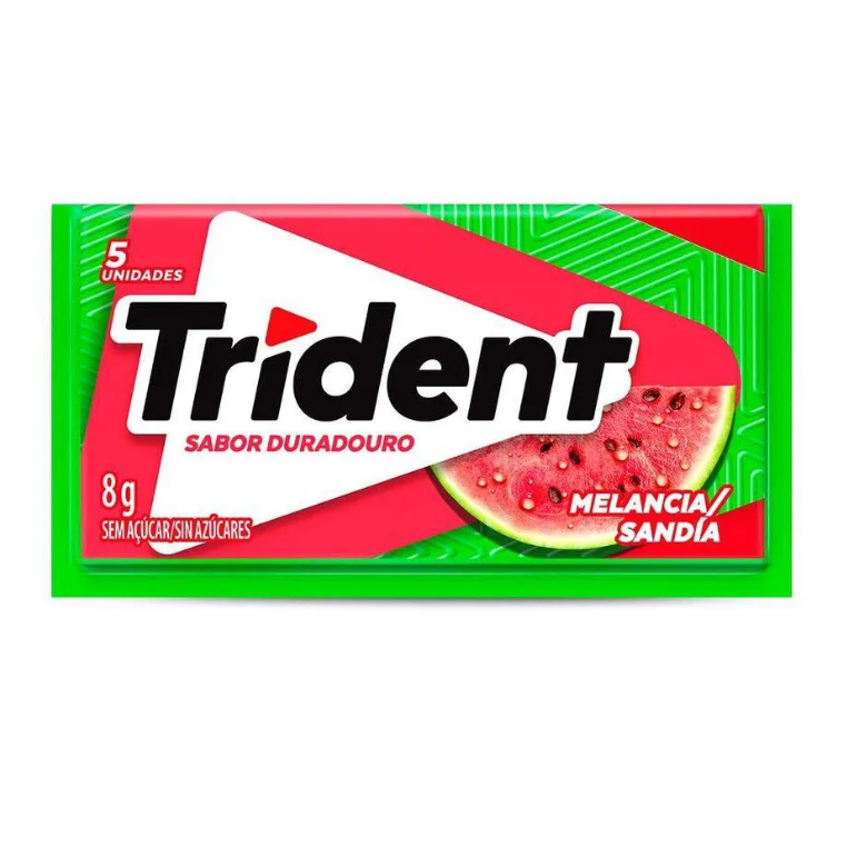Chiclete Trident Melancia 8g