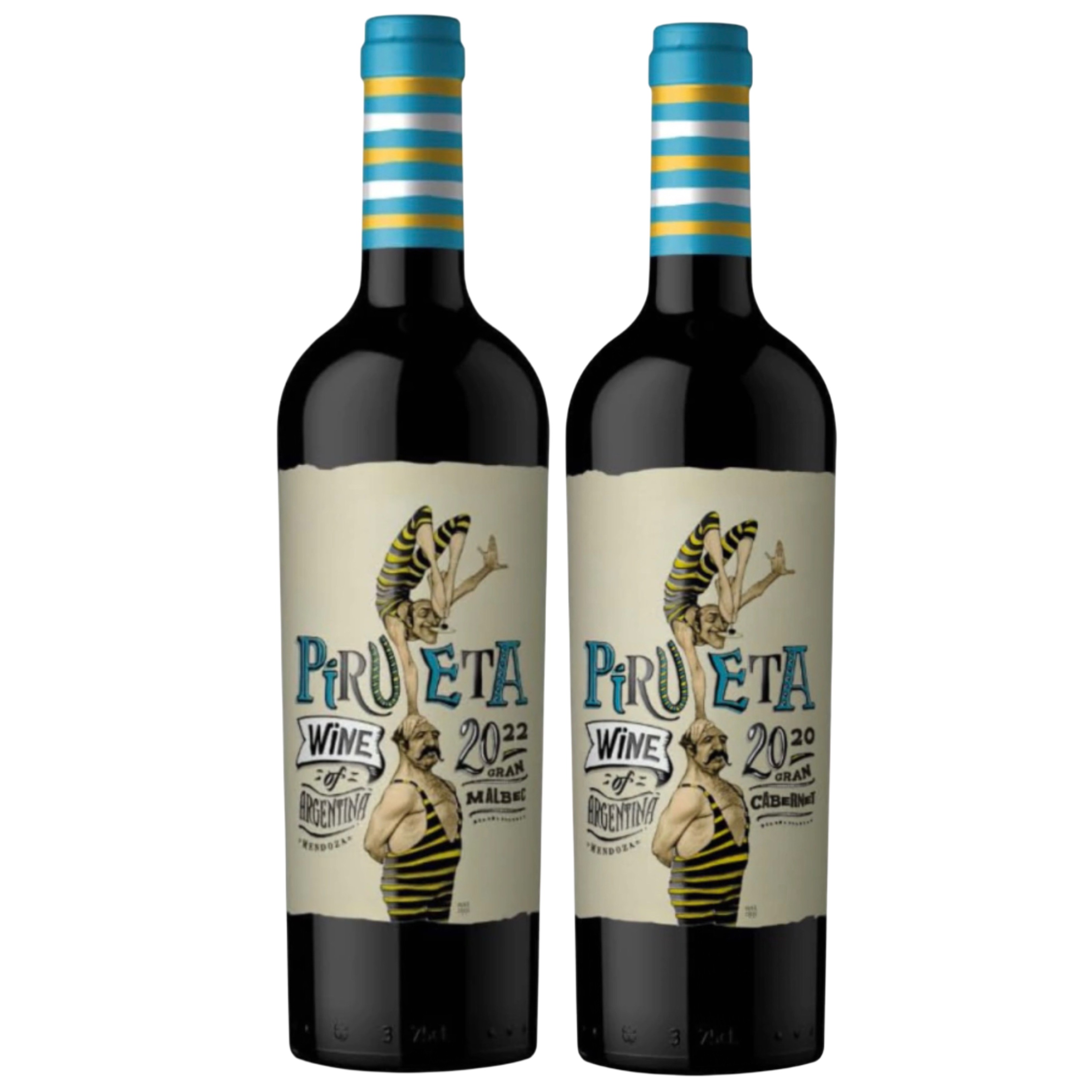Dupla Argentina Pirueta Malbec + Cabernet Sauvignon