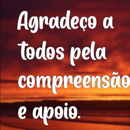 TROCA DO  APLICATIVO (obrigado pela compreensão)