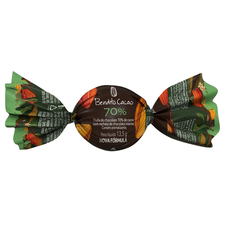 Trufa Bendito Cacao de Chocolate 70% 13,5g