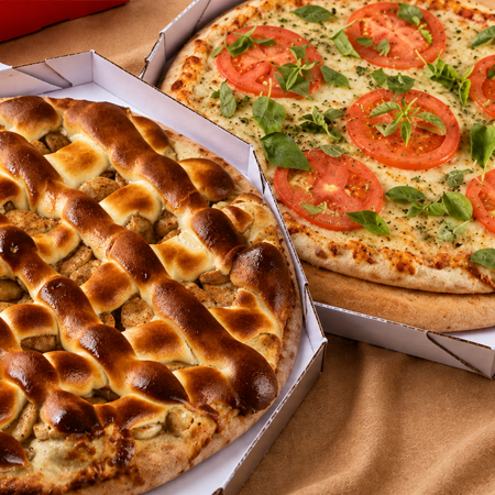 Combo Irresistível: 2 Pizzas Broto • 25 cm por R$ 69,90