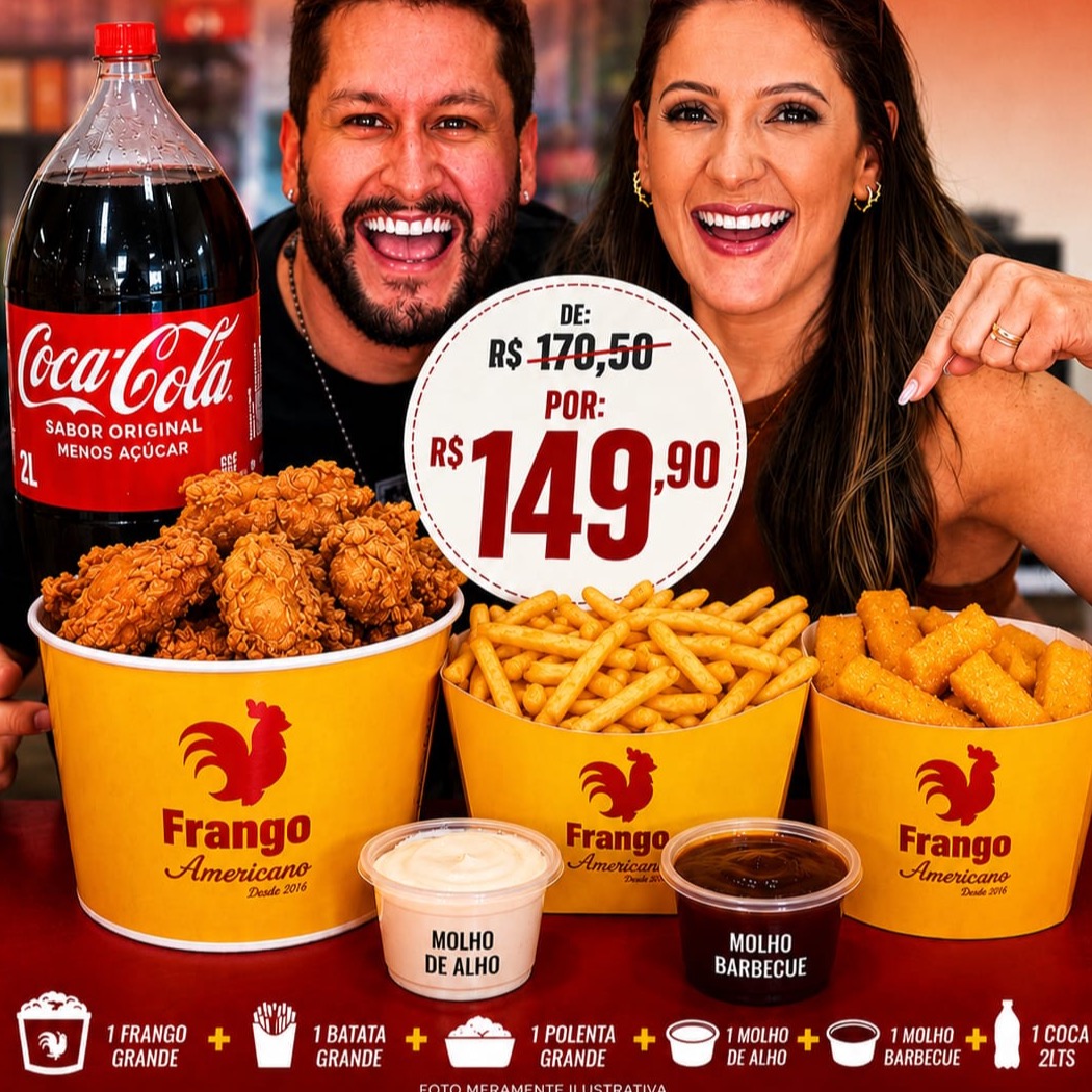 COMBO FRANGO AMERICANO