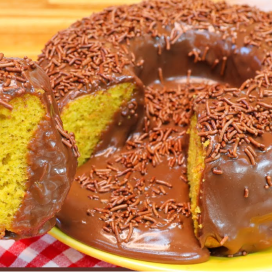 Bolo Vulcão de Cenoura