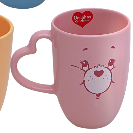 Caneca Ursinhos Carinhosos Rosa
