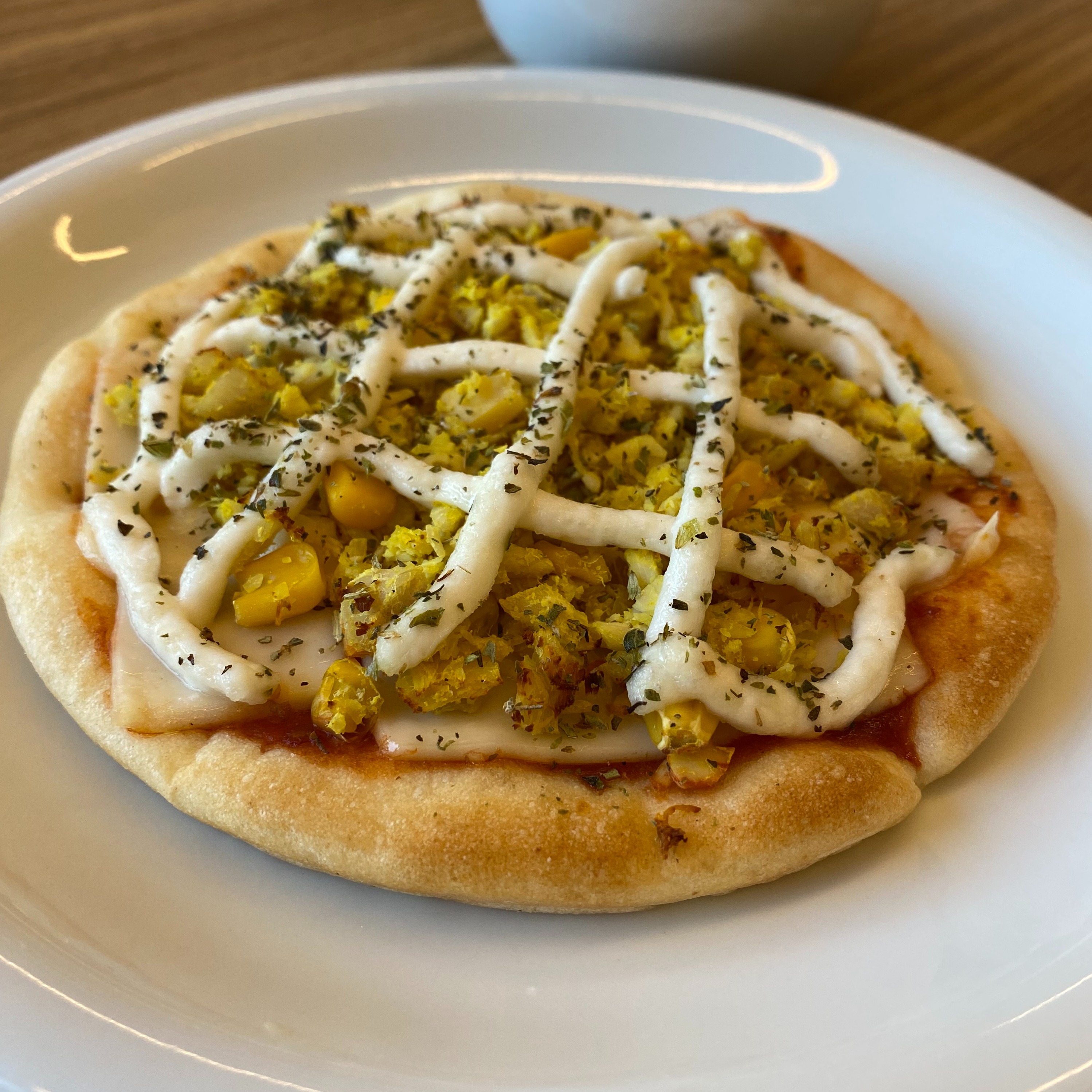 Mini Pizza De Frango Com Cream Cheese