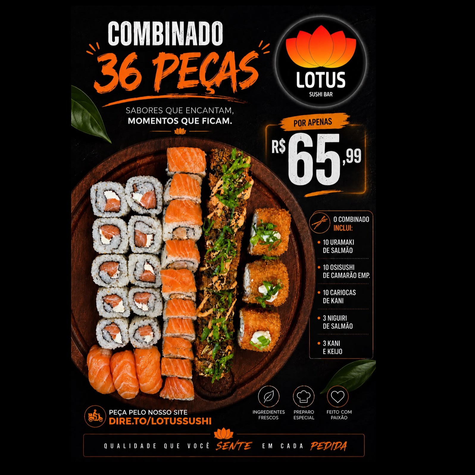 Combinado 36 peças