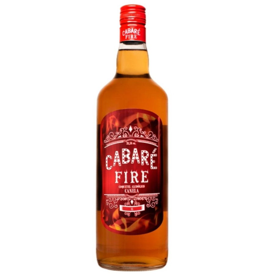 ***CABARE FIRE COQ ALC CANELA 1L