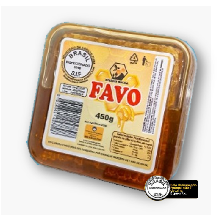 Mel Favo Apiário Rocha 450g