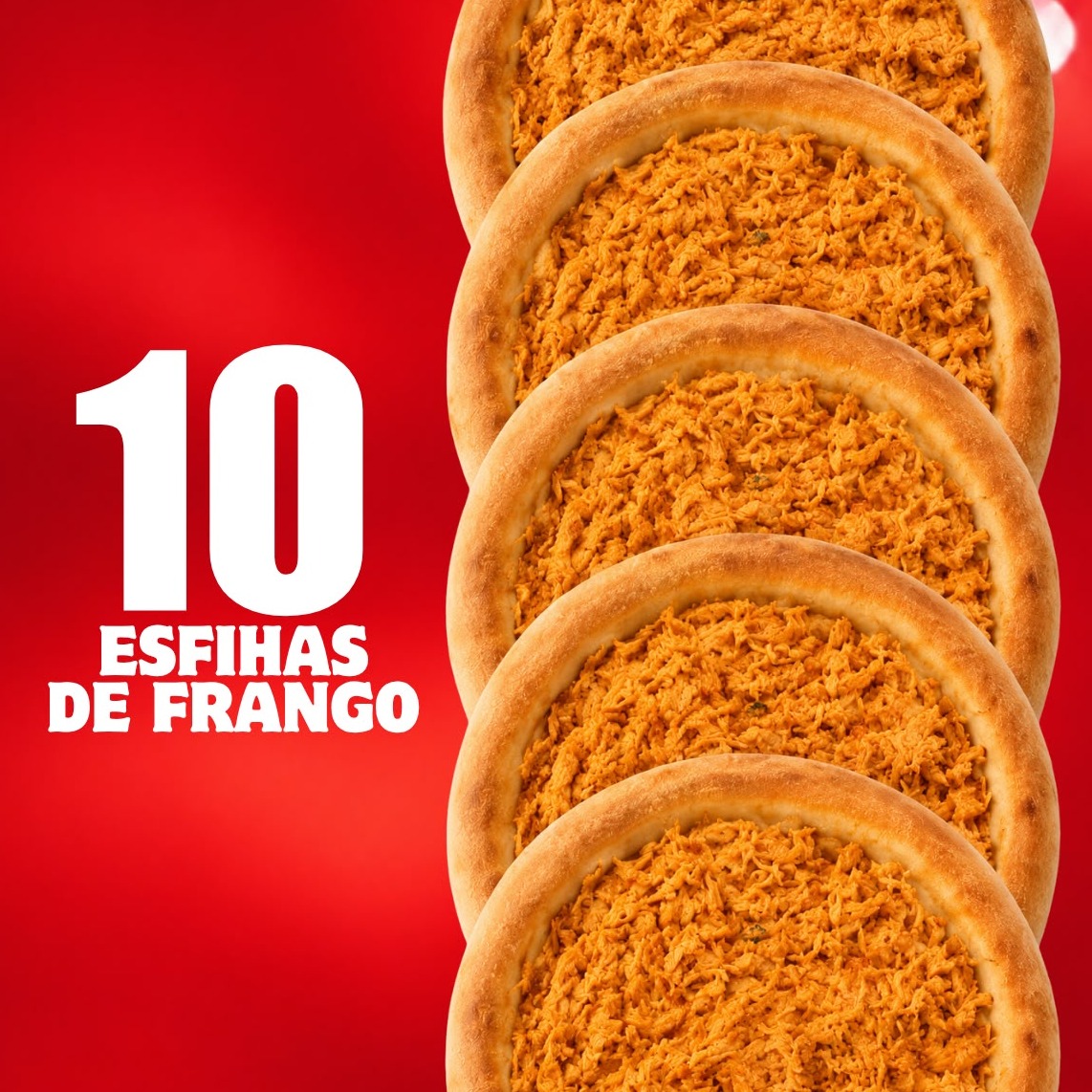 10 Esfihas de Frango