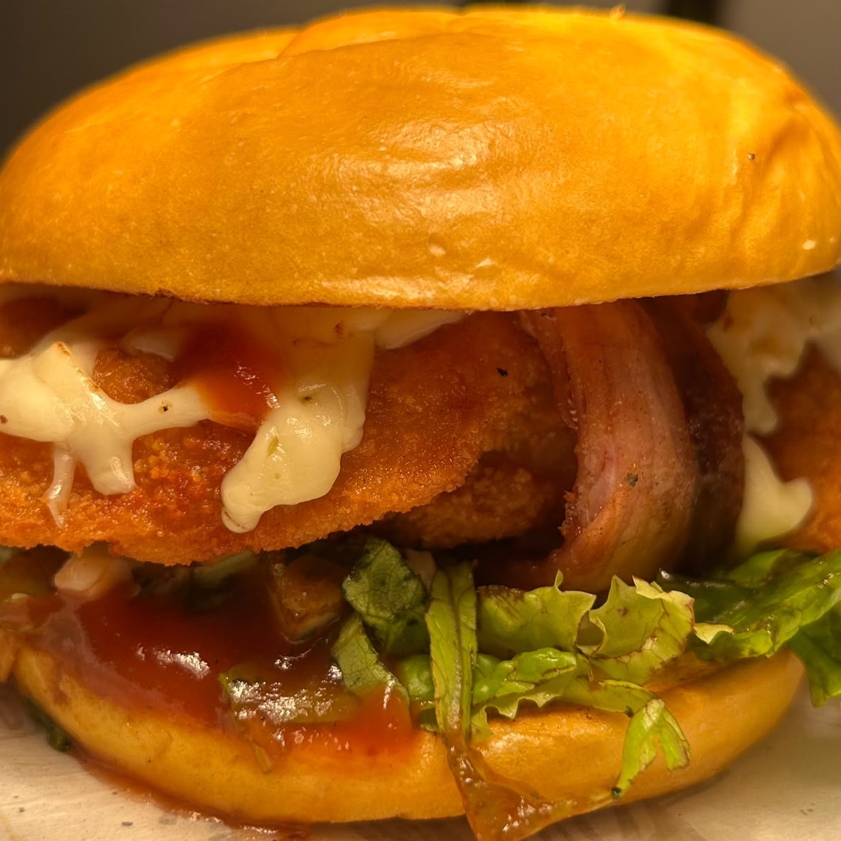 Hamburguer medalhao de frango