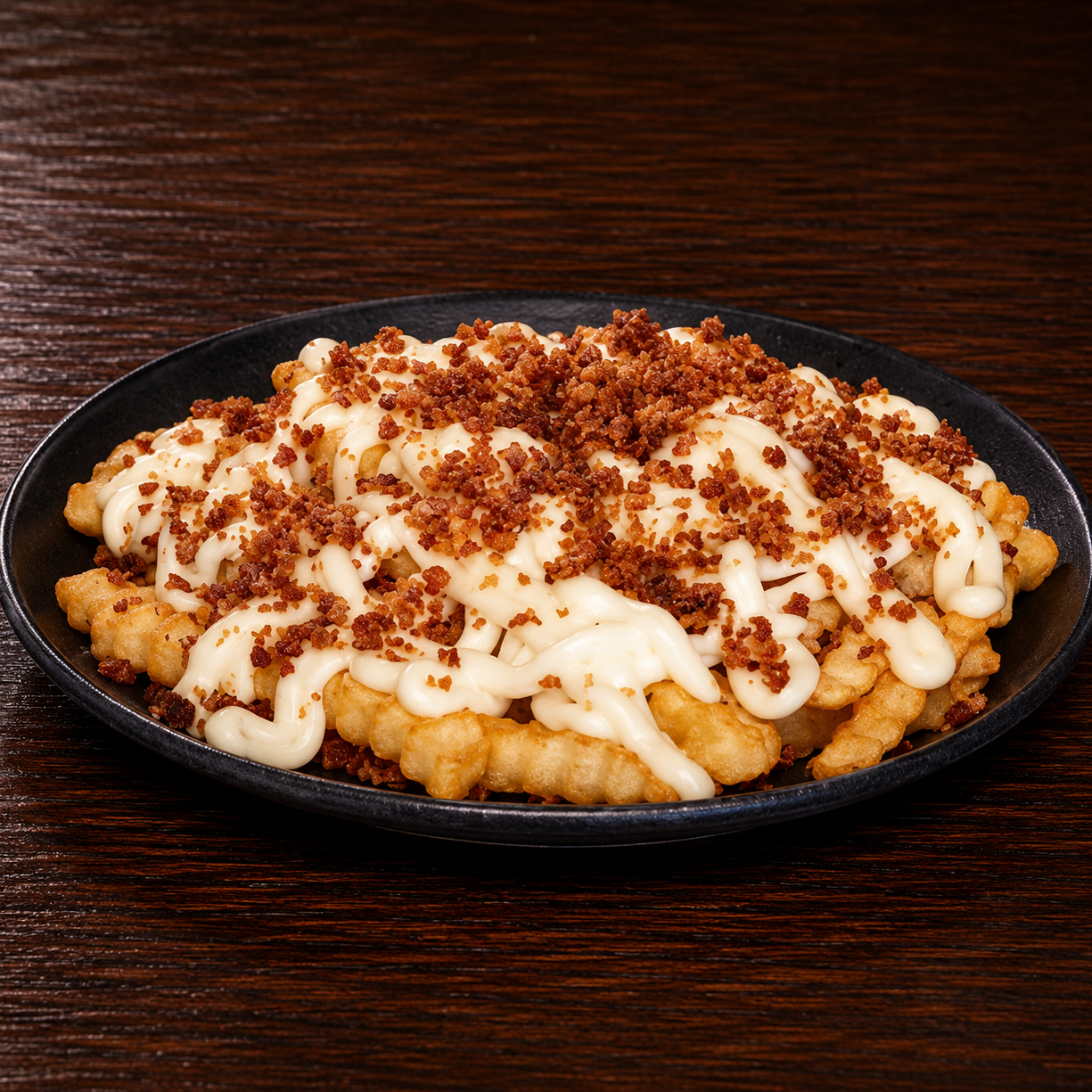 FRITAS COM CATUPIRY E BACON