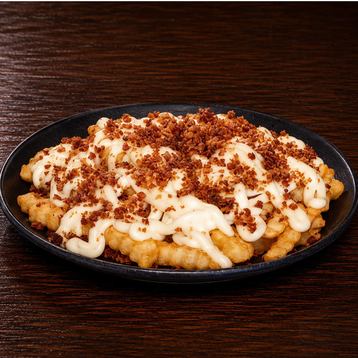 FRITAS COM CATUPIRY E BACON