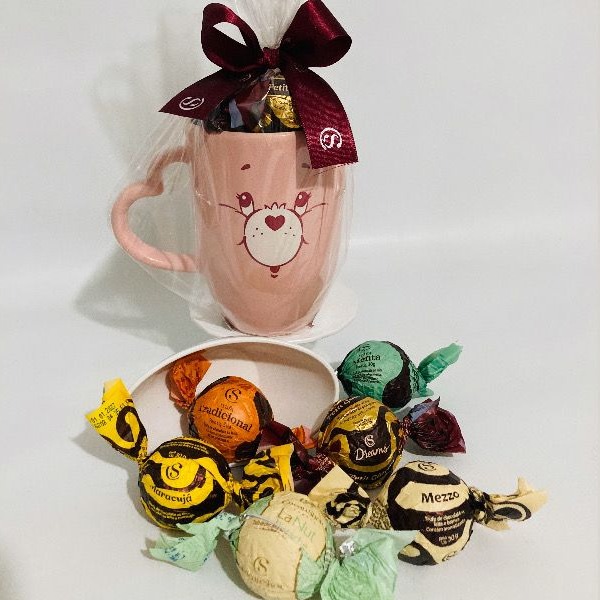 Caneca Ursinhos Rosa