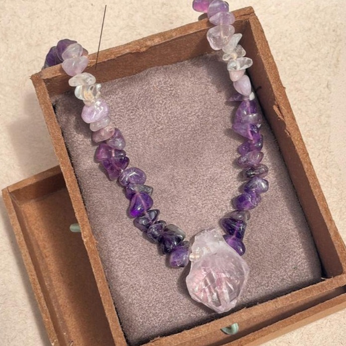 COLAR SERENO 41CM CRISTAIS - 1UNID