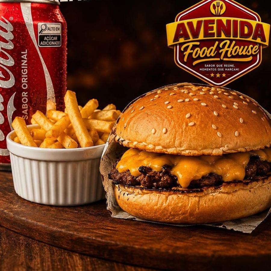 COMBO CHEDDAR SMASH + FRITAS P + REFRIGERANTE LATA