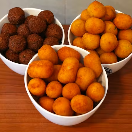 Salgadinhos Fritos - 100 unidades