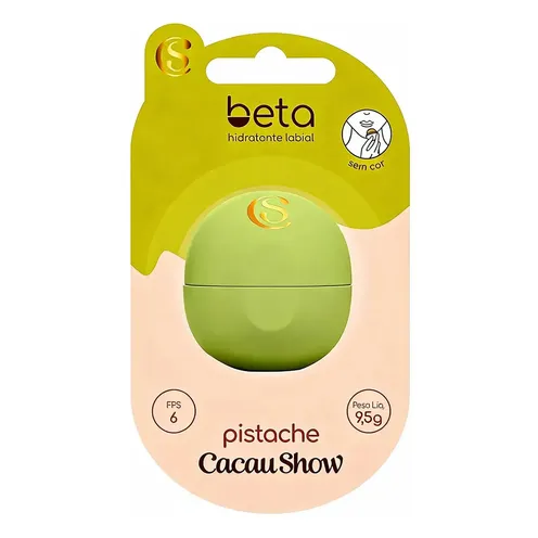 Hidratante Labial Beta Sabor Pistache 9,5g
