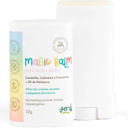 Magic Balm Multiuso Baby - Bálsamo para alívio de picadas e coceiras - 12g