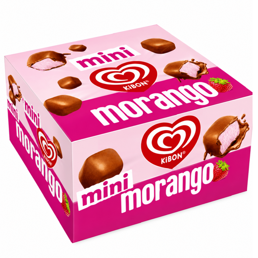 PICOLE KIBON ESKIBON MINI MORANGO 92G